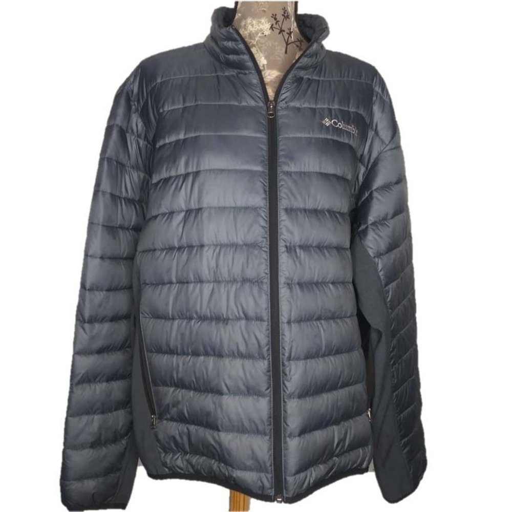 Columbia Sz XL Elm Ridge Hybrid Puffer Jacket Grey - Picture 2 of 7